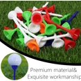 thumbnail image 6 of Golf Tees Plastic 3 1/4 inch Long Unbreakable Upgrade 83mm Flexible Low Resistance Cushion Multiple Colors, 6 of 6