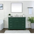 thumbnail image 5 of Elegant Decor Americana 48" Wood Single Bathroom Vanity in White, 5 of 7