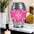 thumbnail image 7 of SABURIAL Pink Urn - Decorative Urn For Adult Ash - Cremation & Memorial Urns For Human Remains - Funeral Urns For Loved Ones - Combo 5 - Large 10 Inch & 3 Inch Small, 7 of 7