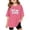 Hot Pink, variant on gcong Toddler Tshirts Girls 4t-5t Short Sleeve T-Shirts Crew Neck, Girls Short Tees Soft Girl Clothes