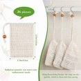 thumbnail image 3 of Paquete de 144 Bolsas Exfoliantes de Jabón, Bolsa de Jabón de Barra de de Sisal Hecha Con Protector de Jabón Con Cordón para Uso En El Baño Y La Ducha, 3 of 5