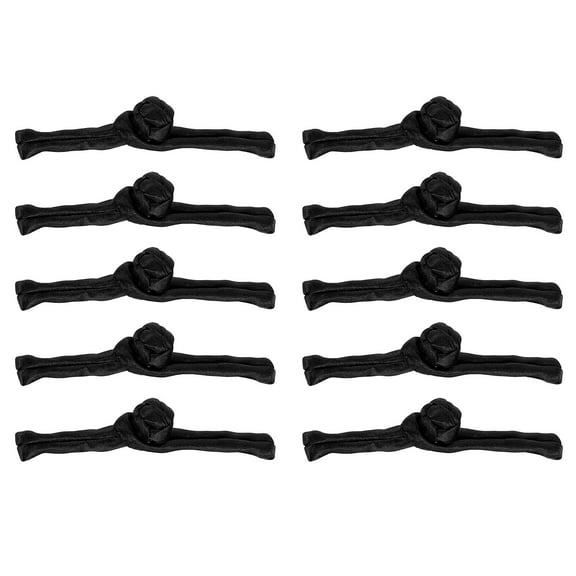 Uxcell Chinese Knots Sewing Buttons Closure, 10 Pairs Sewing Buttons Fasteners for DIY Cheongsam Tang Suit Cloak Coats Bridal Costumes Outfit (Black)