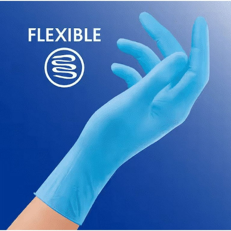 Playtex Clean Cuisine Blue Nitrile Gloves 1 Size Fits Most 30 Pack Walmart
