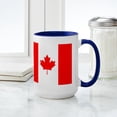 thumbnail image 4 of CafePress - Canadian Flag Large Mug - 15 oz Ceramic Large White Novelty Mug, 4 of 4