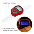 thumbnail image 4 of 0-99999 5 Digital LED Display Finger Tally Counter with Case, Red, 4 of 5