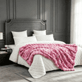 thumbnail image 5 of Faux Fur Plush Throw Blanket Soft Fluffy Bubble Blanket for Couch, Sofa Bedroom, 5 of 6