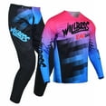 thumbnail image 2 of Willbros Motocross Jersey Pants Combo MX Gear Set Offroad Dirt Bike Outfit Men's Women Racewear Pink (Jersey Adult L/Pants W34), 2 of 6