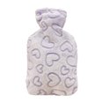 thumbnail image 2 of 1000ml Warm Water Bag Knitted Cover Thickened Water Injection Rubber Soft Cute Plush Hot Water Bottle for Office, 2 of 8