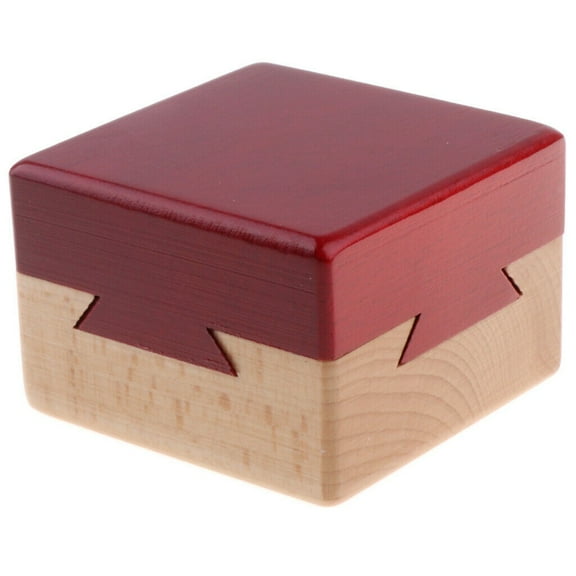 Magic Box Hochwertiges Holzpuzzlespiel Luban Lock IQ Lernspielzeug