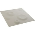 thumbnail image 6 of Ekena Millwork 11 7/8"W x 11 7/8"H Cole EnduraWall Decorative 3D Wall Panel, UltraCover Satin Blossom White (Covers 0.98 Sq. Ft.), 6 of 6
