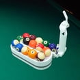 thumbnail image 1 of DYNWAVECA Precision Pool Ball Rack Billiards Training Tool Professional Lightweight Easy to Use AntiSlip Premium Practice Tool Portable White, 1 of 10