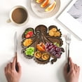 thumbnail image 3 of Octopus Charcuterie Board -Ocean Theme Serving Tray for Cheese, Meats & Fruits, Kraken Design Wood Platter Gift for Seafood Lovers 9.9x9.9in, 3 of 4