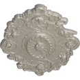 thumbnail image 3 of 30 1/2"W x 20"H x 1 1/2"P Strasbourg Ceiling Medallion Pearl White Finished, 3 of 4
