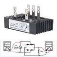 thumbnail image 3 of Rectificador De Diodo Trifásico, Rectificador De Potencia De Puente De Buena Estabilidad, Protección De Pararrayos De 1200 V Para Sistema De Control Remoto, 3 of 7