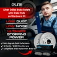 thumbnail image 2 of R1 Concepts Front Brakes and Rotors Kit |Front Brake Pads| Brake Rotors and Pads| Ceramic Brake Pads and Rotors |Hardware Kit |fits 2009-2012 Chevrolet Colorado, 2009-2012 GMC Canyon, 2 of 7