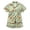 p-353Green908, variant on CAIVO Halloween Girls Autumn 2 Piece Pajama Sets Short Sleeve Lapel Button Down Shirts Tops With Shorts Casual Home Wear Pjs