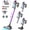 Purple, variant on Hosaud Cordless Vacuum Cleaner - 45000pa 550W 55mins 2600mAh Lightweight Stick Vacuum Cleaners for Home Pet Hair Carpet Floor Purple