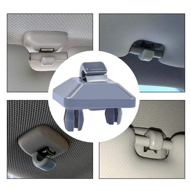 Grey Inner Sun Visor Clip for Audi A3 A4 A5 Q5 A7 B6 B7 B8 S4 S5