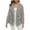 Gray, variant on Sakmal Womens Barn Coat Gray Plus Size Fleece Jacket Streetwear Women Jackets Fall XL