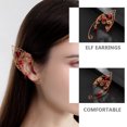 thumbnail image 3 of Milisten 1 Pair Comfortable Copper Rose Non Piercing Elf Ear Cuff Women Everyday Wear, 3 of 6