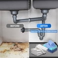 thumbnail image 2 of Under Sink Mat, 34" x 22" Under Sink Mats for Kitchen Waterproof - Silicone Under Sink Liner Tray with Drain Hole(Grey), 2 of 5
