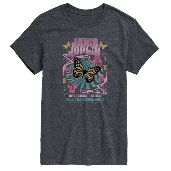 Janis Joplin - Janis Joplin Butterfly - Men's Short Sleeve Graphic T-Shirt