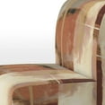 thumbnail image 4 of Designart "Chocolate Brown Elementary III" Upholstered Abstract Accent Chair and Modern & Contemporary Arm Chair - Multiple Color & Pattern, 4 of 7