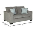 thumbnail image 5 of Signature Design by Ashley Altari Loveseat in Alloy, 5 of 8