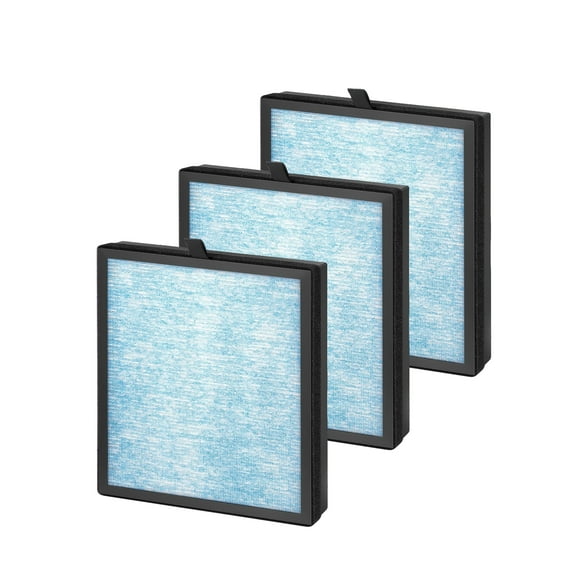Nispira MK07 4-in-1 True HEPA Activated Carbon Filter Replacement Compatible With AROEVE MK07 Air Purifier. 3 pack