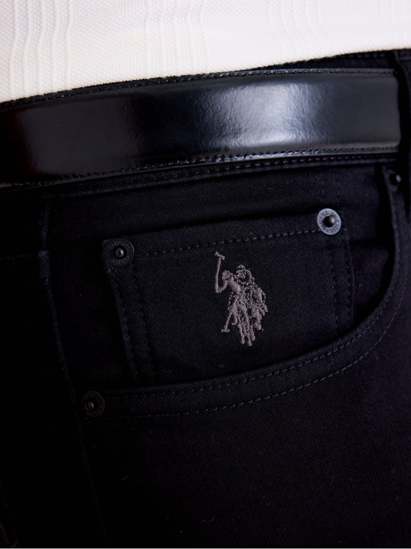 U.S. Polo Assn. men's Slim Straight Knit Denim - Slim Fit Jeans