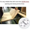 thumbnail image 5 of 2 Pices Charnire En Cuivre 180 Degrs Charnire Rabattable Pliante Machine Coudre De Table Meubles De Table Charnire De Bord Circulaire, 5 of 5