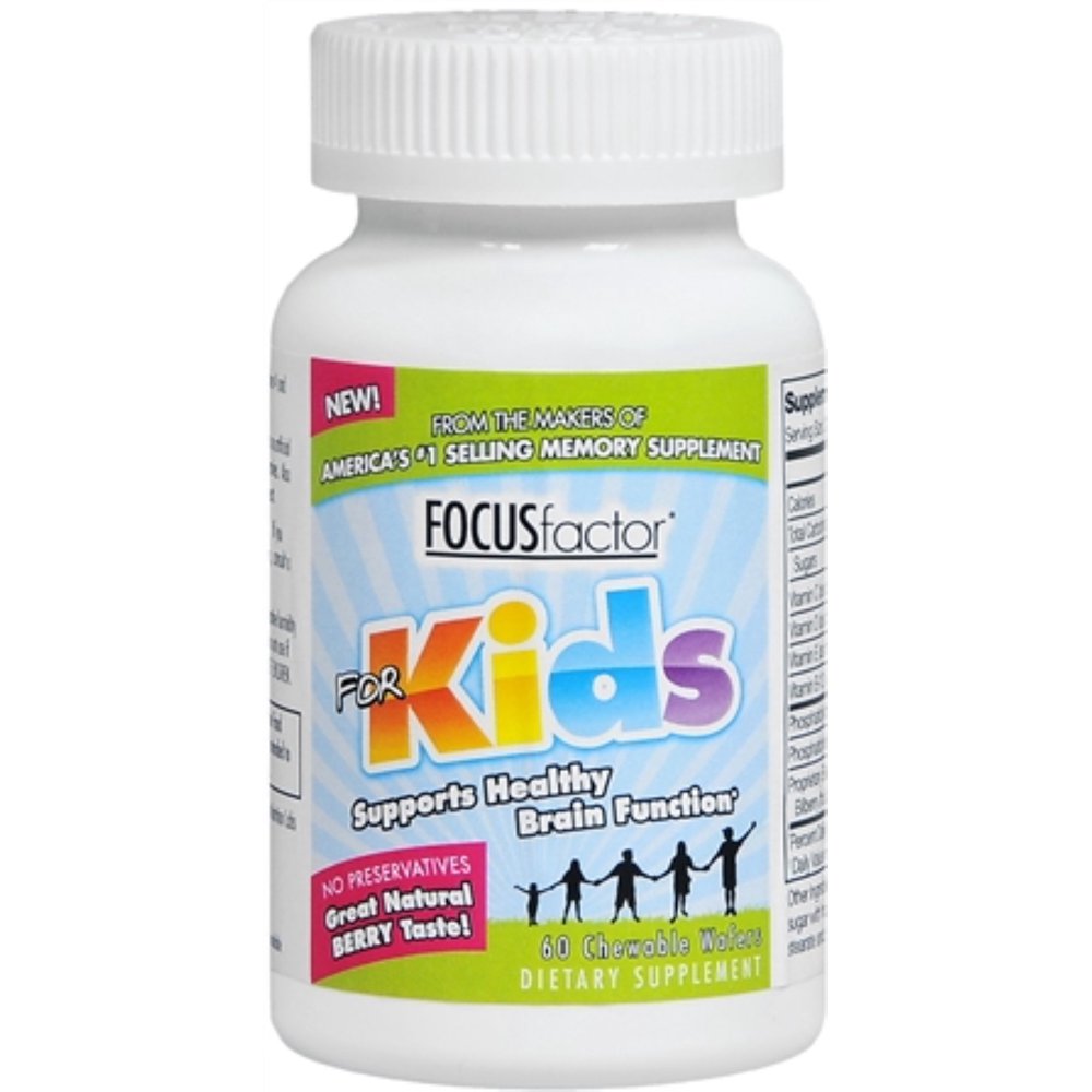 Vital Basics Focus Factor For Kids Supplement, 60 Each