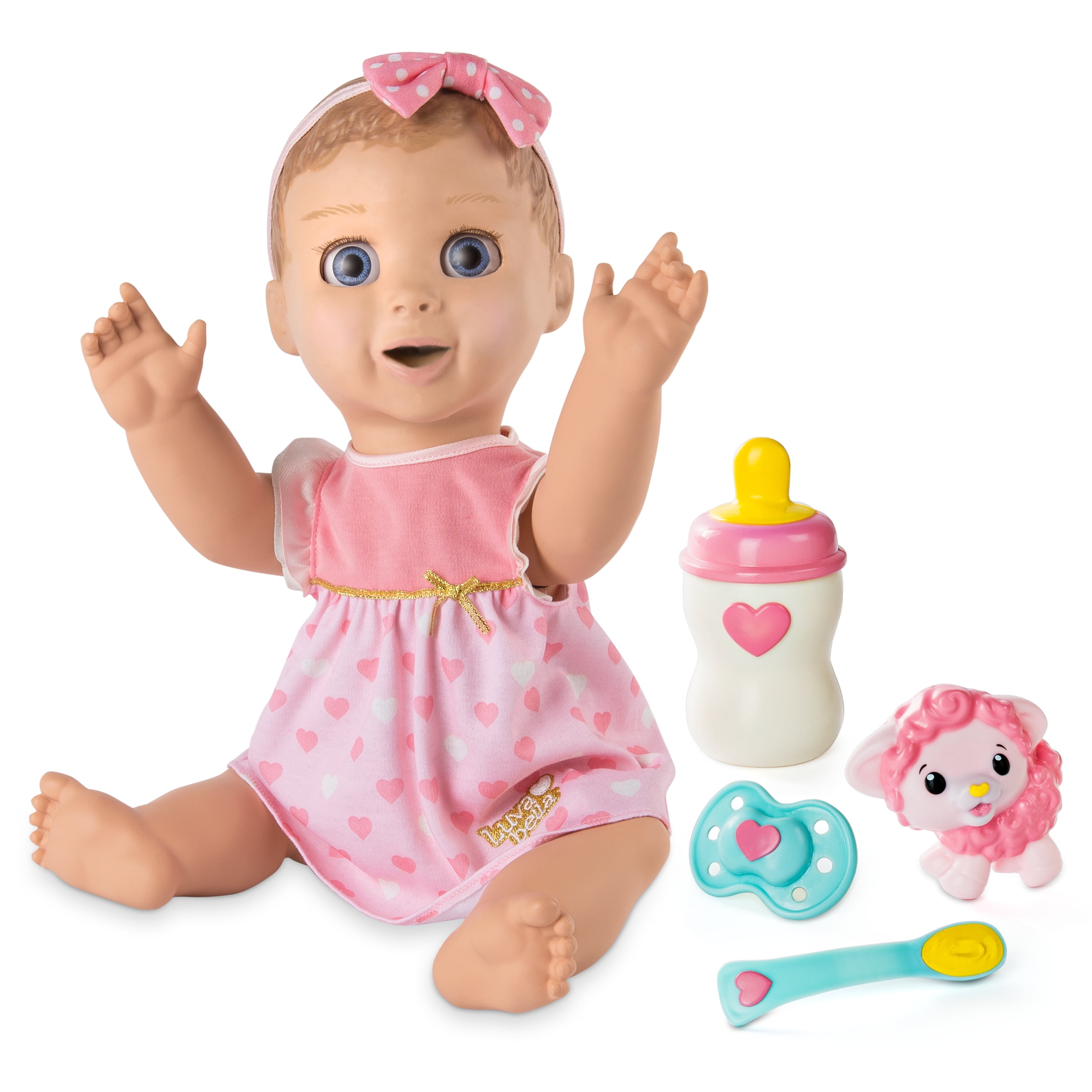 Luvabella Newborn Interactive Baby Doll Blonde Hair Real Store Return 