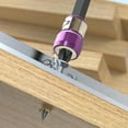 thumbnail image 2 of 6 Pieces Magnetic Screw Ring, Magnetic Screw Ring Holders for Hex Screwdrivers and Power Bits - Stainless Steel, Non-Slip, Wear-Resistant, Instant Magnetization(Purple), 2 of 4