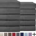 thumbnail image 2 of Bare Home  Double-brushed Microfiber Wholesale Sheet Set Light Blue, 10 Pack Twin XL, 2 of 5