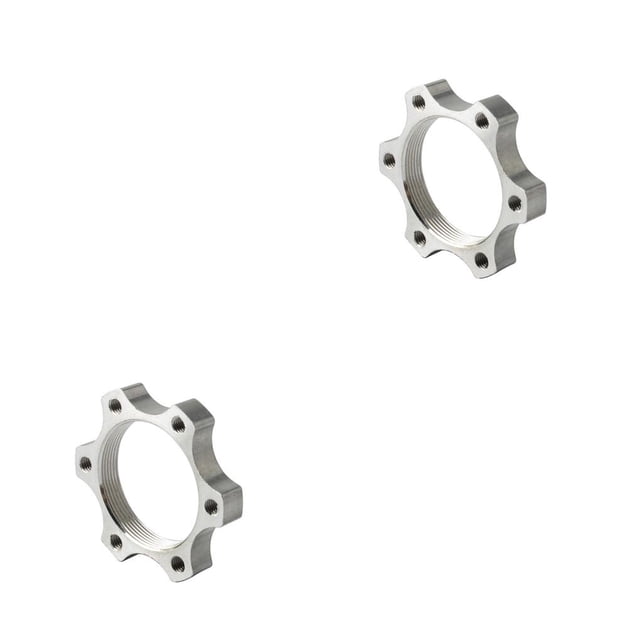 ZheElen Threaded Strong Toughness Hub Disk Conversion Seat Lightweight Waterproof Disc Brake Rotor Adapter Aluminum Alloy 44MM 2Set