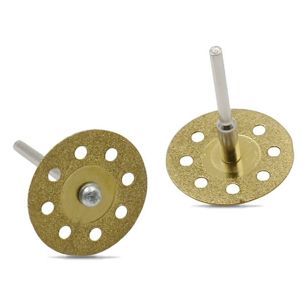 10 PCS Diamante Rueda de corte Sierra Hojas de sierra Discos de conexión for herramientas de vidrio Rotary