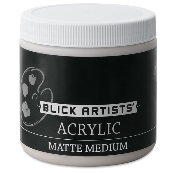 Blick Artists Acrylic Medium - Blick Acrylic Medium, Matte, 16 oz