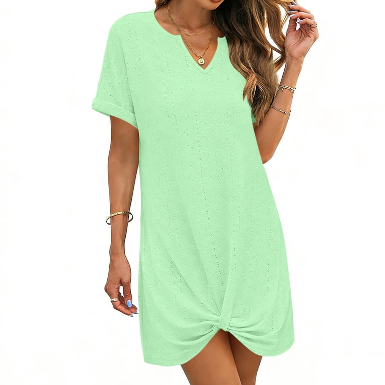 knot front t shirt dress Socialite Knot Front Cutout T Shirt Dress, $26 | Nordstrom