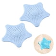 thumbnail image 2 of HZKAICUN 2Pcs Silicone Drain Hair Catcher Kitchen Sink Strainer Bathroom Shower Sink Stopper Drain Cover Hair Trap, Filter for Kitchen Bathroom Tub, 2 of 9