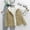 Khaki, variant on EGNMCR Womens Long Puffer Coat, Long Sleeve Padded Winter Down Coats, Hooded Parka Jacket Women Lamb Wool Coat Winter Short Small Padded Jacket Plus Velvet Thick Women Coat
