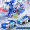 thumbnail image 3 of Ultimate Unicorn Car Toy 2 In 1 Creative Car Transforms Into Unicorn Robot Toy Inertial Sliding Racing Car Model Impact Deformed, 3 of 9