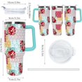 thumbnail image 6 of 30 Oz Tumbler with Handle and Straw Insulated Double Walled Stainless Steel Travel Mug Gift Box Reusable Tumbler Coffee Travel Mug for Office Portable Insulated Beer Cup for Hot & Cold Drinks, 6 of 6