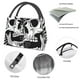 thumbnail image 4 of Fotbe Psychedelic Skull Illusion Art Bolsa Térmica Portátil con Estampado, Bolsa de Entrega de Alimentos Aislada, Bolsa Reutilizable de Gran Capacidad para Comidas y Supermercado, 4 of 6