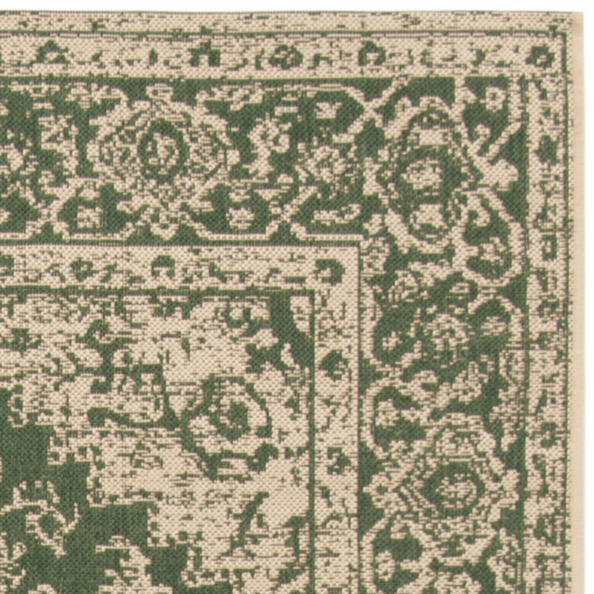 SAFAVIEH Linden Andreas Traditional Area Rug, Green/Cream, 8' x 10'