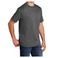 thumbnail image 4 of Mens Core Cotton Male T-Shirts Dark Heather Grey 2XL, 4 of 5