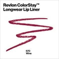 Revlon Colorstay Longwear Lip Liner Pencil, 670 Wine