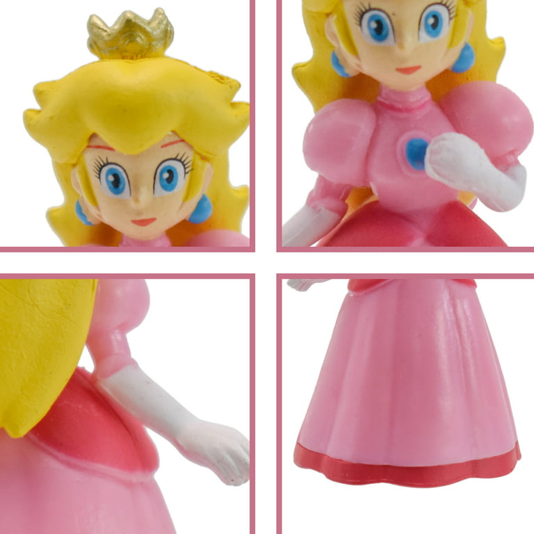 Super Mario Brothers Bros 6 Princess Peach Action Figure Toy Doll Gift  Party