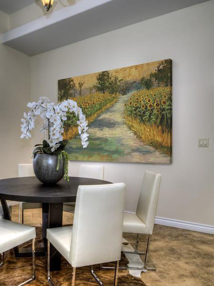 "Sunflower Views" Painting Print on Wrapped Canvas