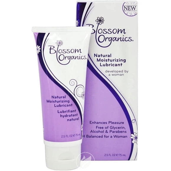 (3 Pack) Blossom Organics Lubricant - Natural Moisturizing - 2.5 Fl Oz